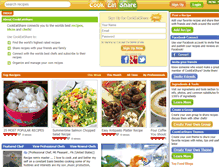 Tablet Screenshot of cookeatshare.com